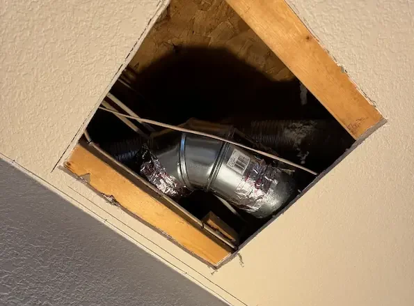 After: Dryer Vent Cleaning